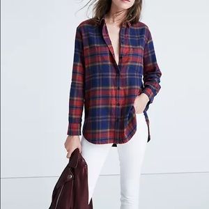Flannel Oversized Ex-Boyfriend Shirt